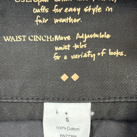 J. Crew Size Small Relaxed Boyfriend Field Jacket Cotton Black Utility Zip Snap - Picture 4 of 14